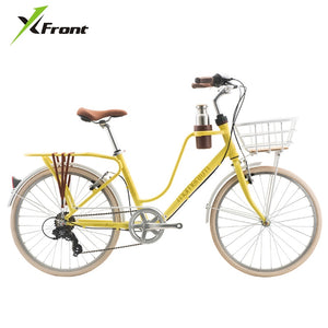 X-Front Road Bike Aluminum Alloy Frame 24/26 inch Wheel Shiman0 Shift Lady Bicycle Women Bicicleta Girl's BMX