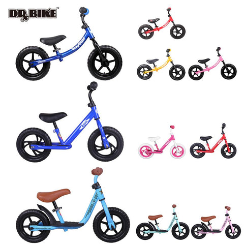 Drbike 12 Inch Baby Bike Bicycle colorful Kids Sports Balance Bike Bicycle Cycling Riding Bike Kid Bicycle  with gift packing