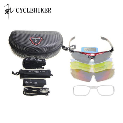 UV400 Polarized Cycling Sunglasses Men Women lunette cyclisme fietsbril oculos ciclismo Riding Fishing Cycling Glasses 5 Lens