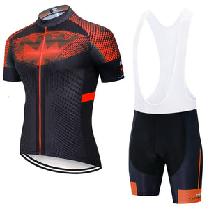 NW 2019 summer riding a bike Jersey short sleeve set of bicycle oil bicycle clothes Cyclism uniform bicycle clothes Maillot pant