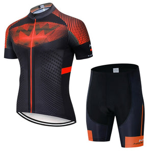 NW 2019 summer riding a bike Jersey short sleeve set of bicycle oil bicycle clothes Cyclism uniform bicycle clothes Maillot pant