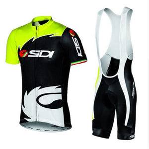 2018 Summer Sidi TEAM Cycling JERSEY Quick Dry Ropa Ciclismo Mens Bicycle Clothing GEL Breathable Pad Bib Short Sets Woman Men