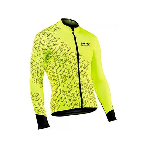 Northwave 2019 Spring/Autumn Cycling Clothing Ropa Ciclismo Nw Men's Jersey Suit Outdoor Riding Bike MTB Clothing Bib Pants Set