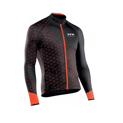 Northwave 2019 Spring/Autumn Cycling Clothing Ropa Ciclismo Nw Men's Jersey Suit Outdoor Riding Bike MTB Clothing Bib Pants Set