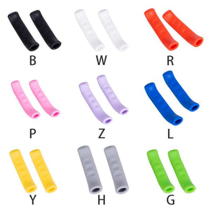 1 Pair Bike Brake Lever Protector Mountain Bicycle Anti Slip Silicone Handle Cover Riding Cycling Accessories Outdoor Small Tool