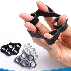 Finger Hand Grip Silicone Ring 3 Levels Grip Ring Gripper Strengthener Exerciser Trainer Resistance Band Fitness Expander