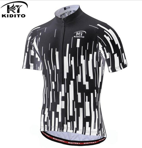 KIDITOKT Summer Cycling Jersey men Mountain Bike Clothing Racing MTB maillot cyclisme motocross fiets kleding shirt for bicycle