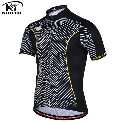 KIDITOKT Summer Cycling Jersey men Mountain Bike Clothing Racing MTB maillot cyclisme motocross fiets kleding shirt for bicycle