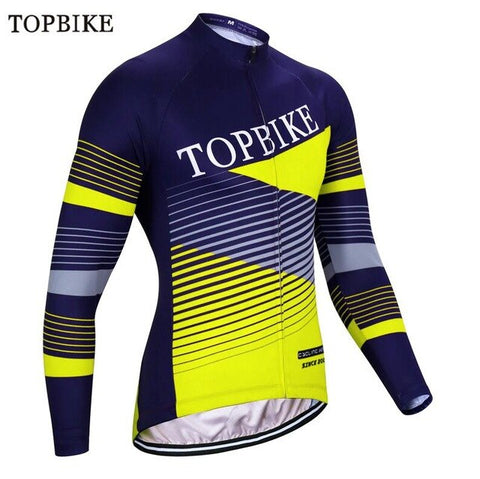 TOPBIKE maillot cyclisme hommes manches longues Autumn Spring Cycling Jerseys Mans Road Bike Jersey Ropa Ciclismo Mountain Bike