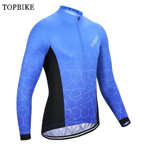 TOPBIKE maillot cyclisme hommes manches longues Autumn Spring Cycling Jerseys Mans Road Bike Jersey Ropa Ciclismo Mountain Bike