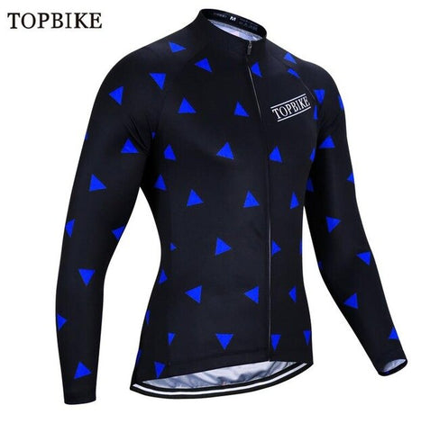 TOPBIKE maillot cyclisme hommes manches longues Autumn Spring Cycling Jerseys Mans Road Bike Jersey Ropa Ciclismo Mountain Bike