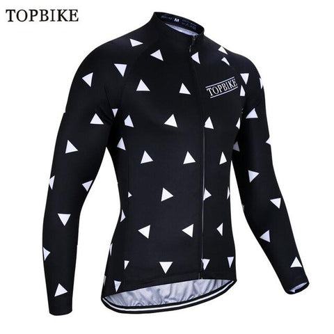 TOPBIKE maillot cyclisme hommes manches longues Autumn Spring Cycling Jerseys Mans Road Bike Jersey Ropa Ciclismo Mountain Bike