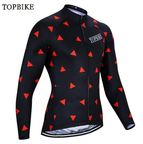 TOPBIKE maillot cyclisme hommes manches longues Autumn Spring Cycling Jerseys Mans Road Bike Jersey Ropa Ciclismo Mountain Bike