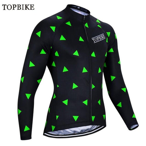 TOPBIKE maillot cyclisme hommes manches longues Autumn Spring Cycling Jerseys Mans Road Bike Jersey Ropa Ciclismo Mountain Bike