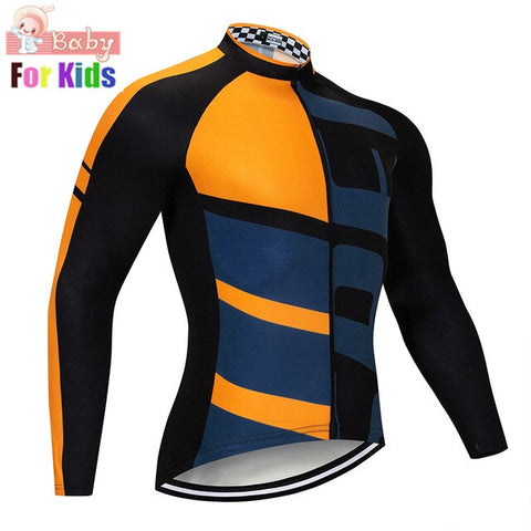 kids Men cyclisme equipe  team MTB Cycling Clothing Bike clothes Quick Dry Bicycle clothes Long sleeves Cycling Jerseys sets