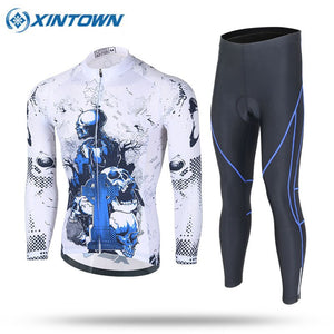 2018 Pro Team Cyclisme Equipe Cycling Clothing Bike Clothes Quick Dry Men Bicycle Clothes Long Sleeves Cycling Jerseys Sets