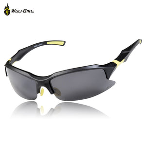 Wolfbike Unisex Black Cycling Eyewear Sports Sunglasses Road Bike Mtb Cycling Glasses Polarized Gafas Ciclismo Lunette Cyclisme