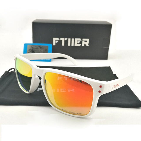 Ftiier outdoor sports uv400 cycling glasses riding driving sunglasses ski windproof glasses fietsbrillen lunette cyclisme