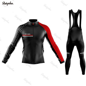 EKOIING Pro team long sleeve Cycling Jersey pants Set Cycling Clothing Suits Road Bike Jerseys Bicycle Clothes cycling kit mens