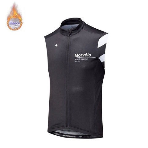Morvelo sleeveless Cycling Jersey Winter Thermal Fleece Keep Warm 2019 Racing Bike Cycling Clothing Maillot Ropa Ciclismo Hombre