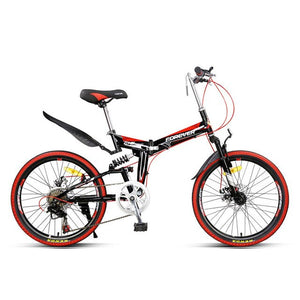 Folding bicycle portable Suitable for adult women Double V brake Commuting Aluminum allo