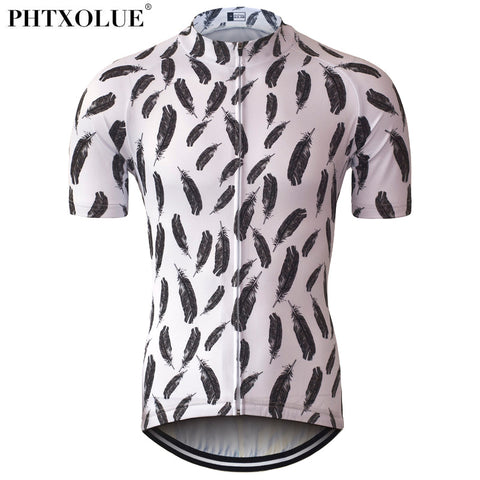 Phtxolue Summer Cycling Jersey Mtb Mountain Bicycle Bike Jersey Shirt Wear Maillot Cyclisme Cycling Clothing Men QY0310