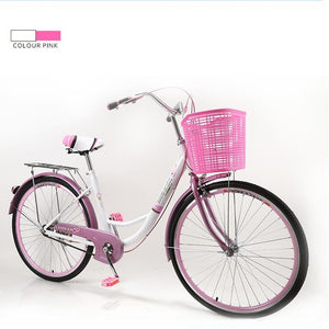 KUBEEN Women Bike Adult Retro City Student Bicycle Drum Brake Bicycle For Woman bisiklet bicicleta bicicletas