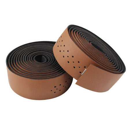 MICCGIN Bicycle Handlebar Tape Road Bike PU Leather Perforated Belt Breathable Soft Bike Handlebar Tape MTB Fixed Gear Belt