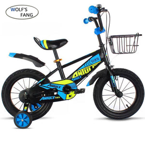 Wolf's fang Child's Bike Cycling Kid's Bicycle With Safety Protective Steel 14/16/18 inch Children Bikes boy Free shipping