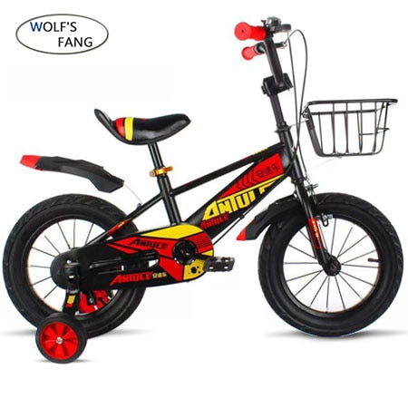 Wolf's fang Child's Bike Cycling Kid's Bicycle With Safety Protective Steel 14/16/18 inch Children Bikes boy Free shipping
