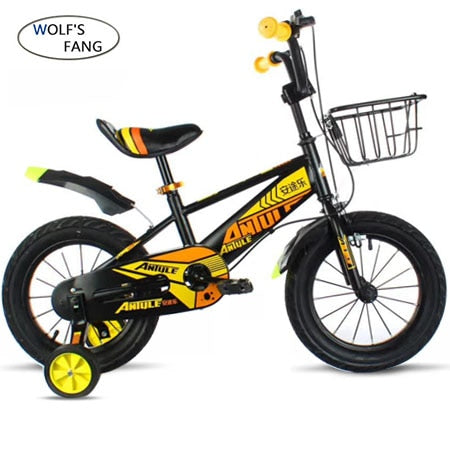 Wolf's fang Child's Bike Cycling Kid's Bicycle With Safety Protective Steel 14/16/18 inch Children Bikes boy Free shipping