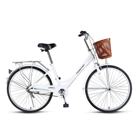 Students Bike Lady Commuting Ordinary Light Variable Speed  24 Inches Fashion Commuter Bicycle,High Carbon Steel Frame