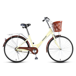 Students Bike Lady Commuting Ordinary Light Variable Speed  24 Inches Fashion Commuter Bicycle,High Carbon Steel Frame