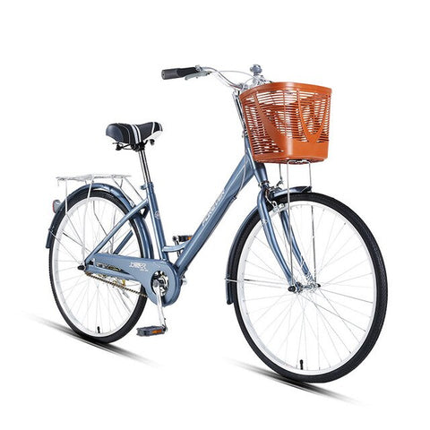 Students Bike Lady Commuting Ordinary Light Variable Speed  24 Inches Fashion Commuter Bicycle,High Carbon Steel Frame